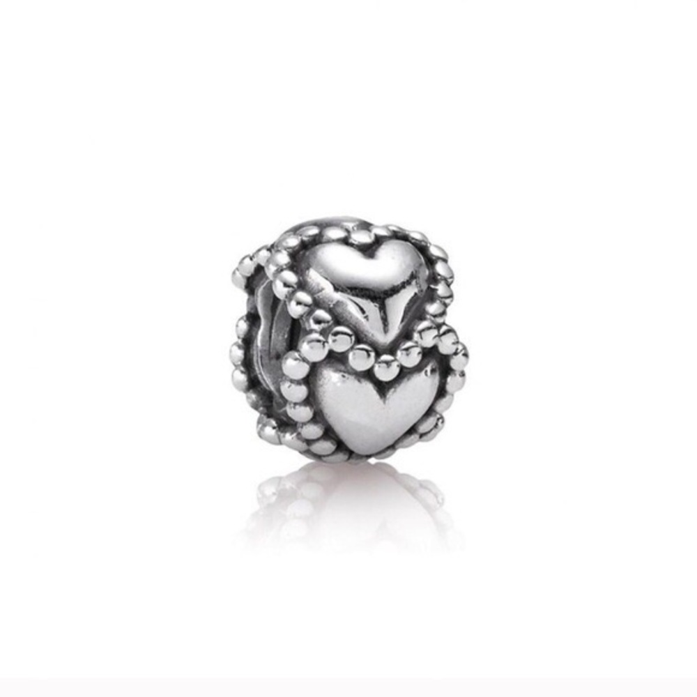 Pandora Everlasting Love Retired Hearts Charm Authentic ALE Sterling Silver